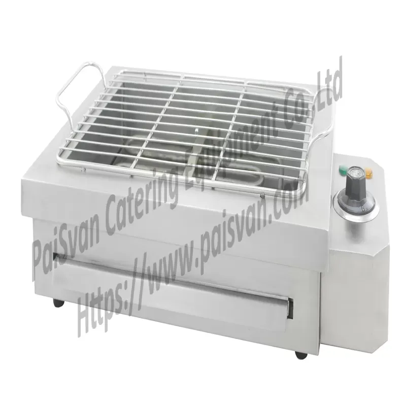 Table Counter Top Commercial Electric Smokeless Barbecue Grill Oven EB-210 With Oil Pan for BBQ party