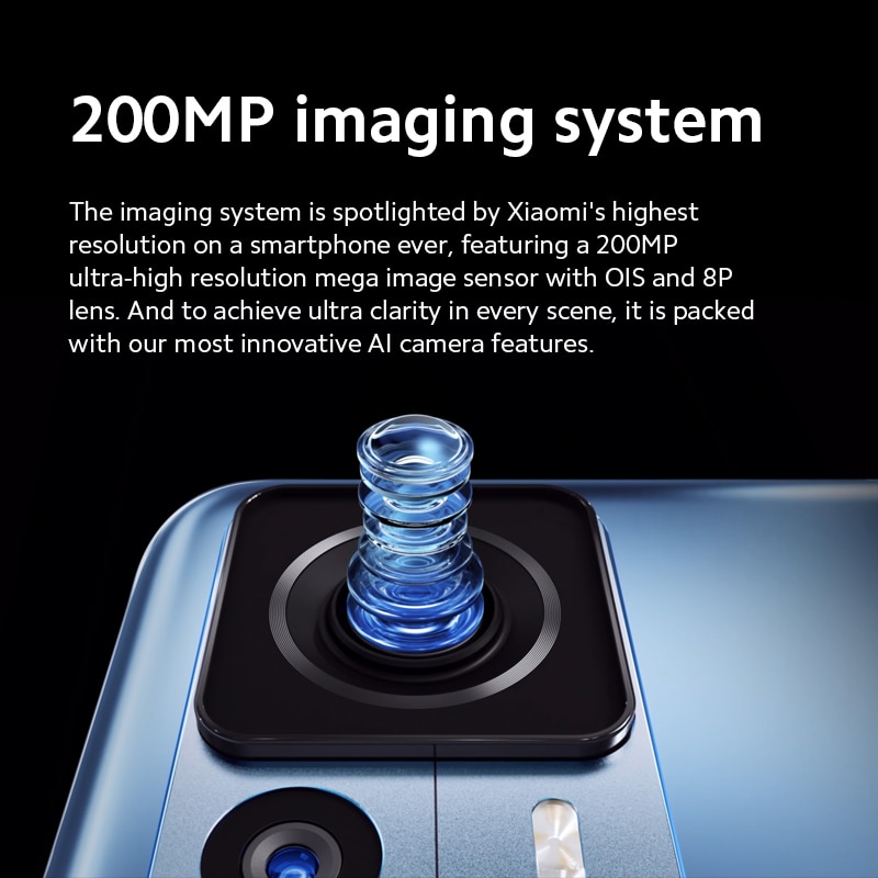 World PremiereGlobal Version Xiaomi 12T Pro Smartphone 8/12GB+256GB Snapdragon 8+ Gen 1 200MP camera 120Hz display 120W Charge