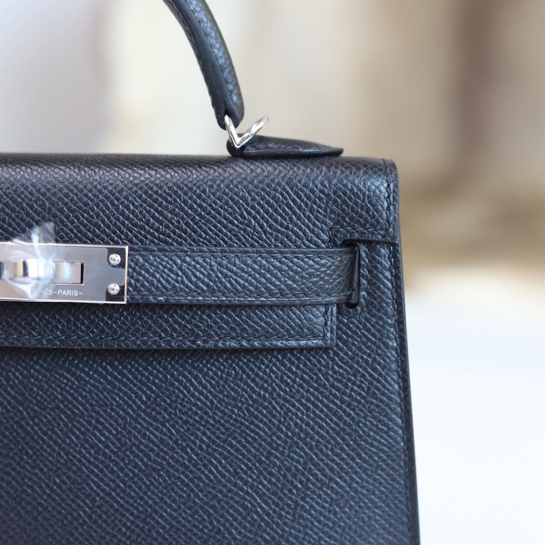 MINI KELLY 20 89 NOIR EPSOM PHW