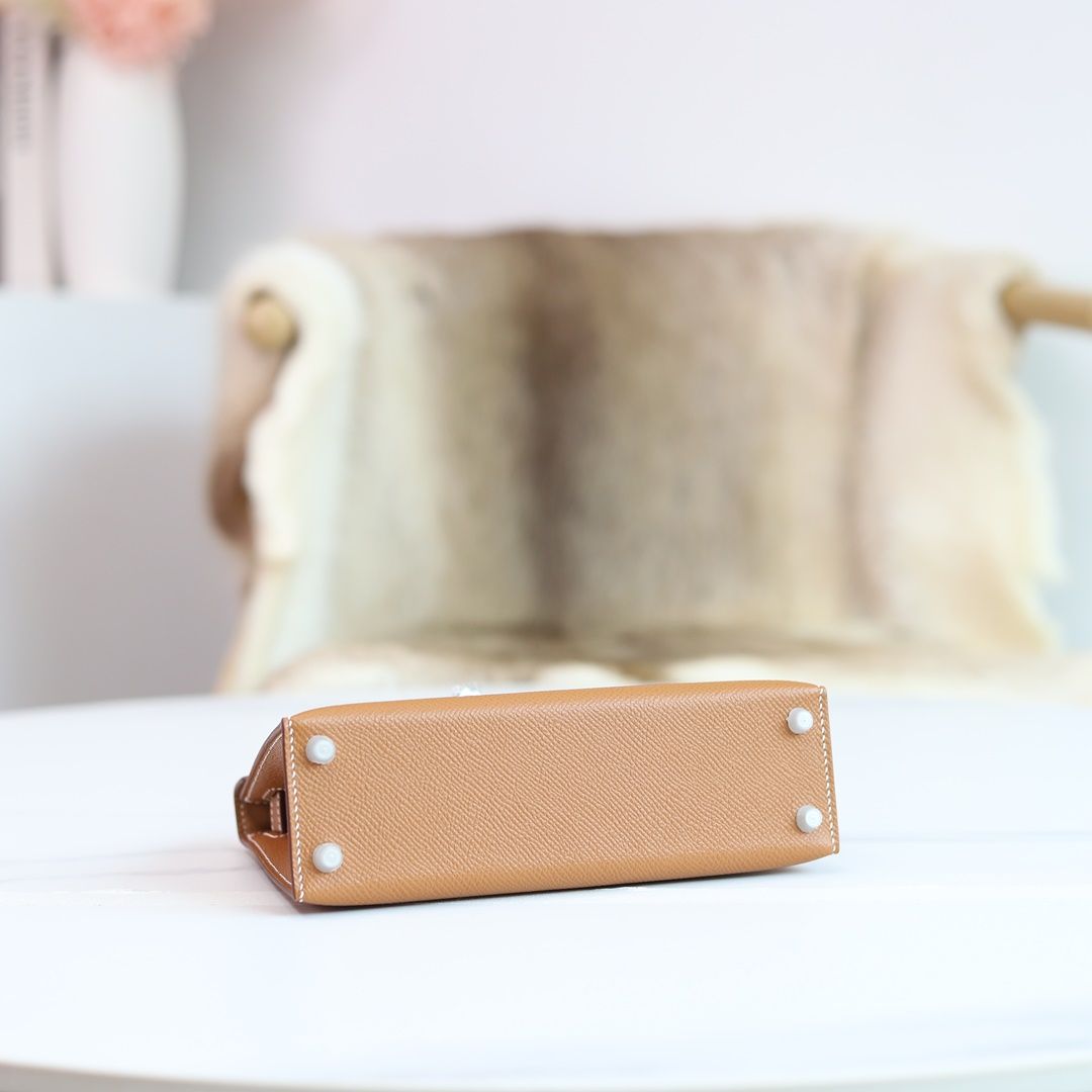 MINI KELLY 20 37 GOLD EPSOM PHW