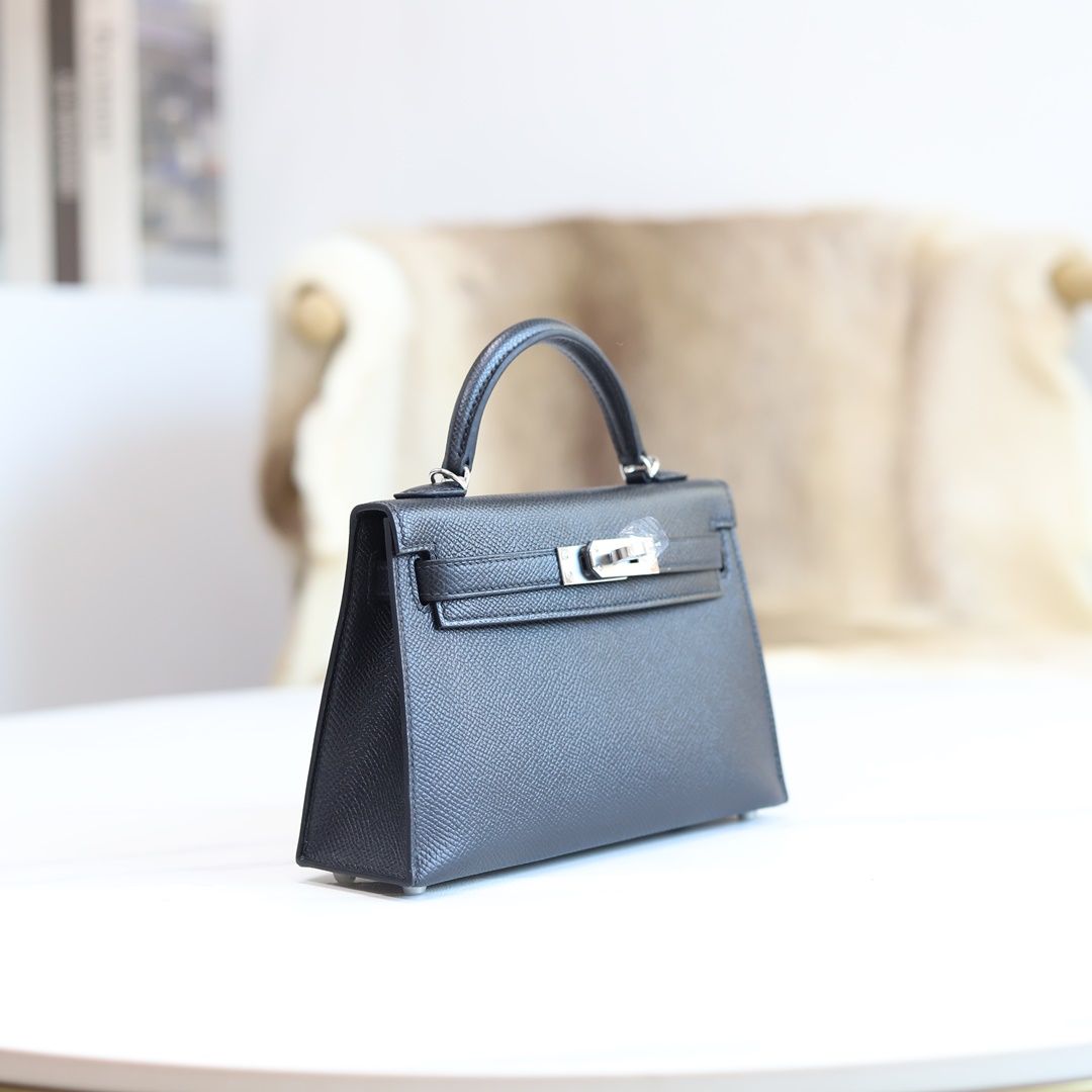 MINI KELLY 20 89 NOIR EPSOM PHW