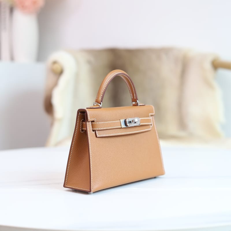 MINI KELLY 20 37 GOLD EPSOM PHW