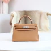 MINI KELLY 20 37 GOLD EPSOM PHW