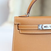 MINI KELLY 20 37 GOLD EPSOM PHW