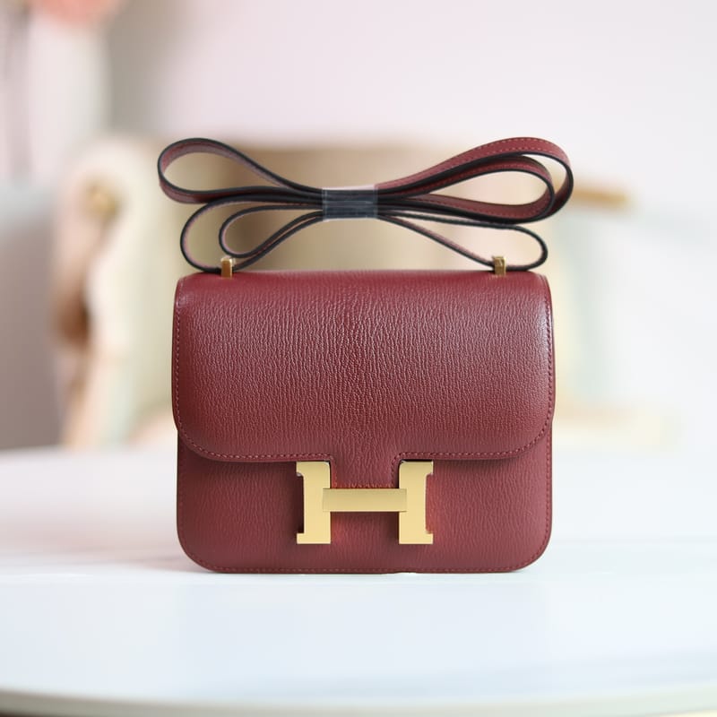 CONSTANCE 19CM CC55 ROUGE H  CHEVRE GHW