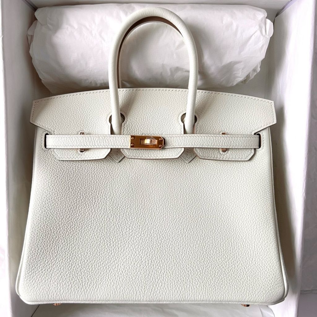 BIRKIN 25CM TAURILLON CLEMENCE 0T MUSHROOM GHW