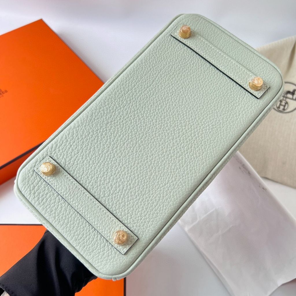 BIRKIN 25CM TAURILLON CLEMENCE 0W GRIS NEVE GHW