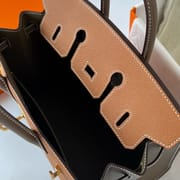 BIRKIN 25CM SELLIER EPSOM 37 GOLD/18 ETOUPE GHW
