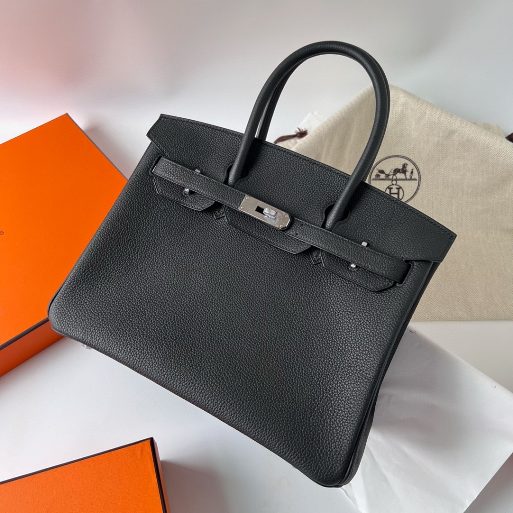 BIRKIN 30CM TAURILLON CLEMENCE 89 NOIR PHW BIRKIN 30CM TAURILLON CLEMENCE 89 NOIR PHW