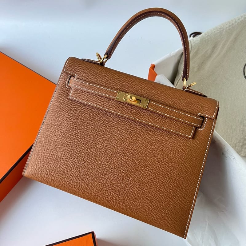 KELLY 25CM EPSOM 37 GOLD  GHW