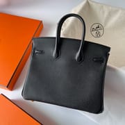 BIRKIN 25CM TAURILLON CLEMENCE 89 NOIR GHW