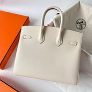 BIRKIN 25CM SELLIER EPSOM I2 NATA ROSE GOLD HARDWARE