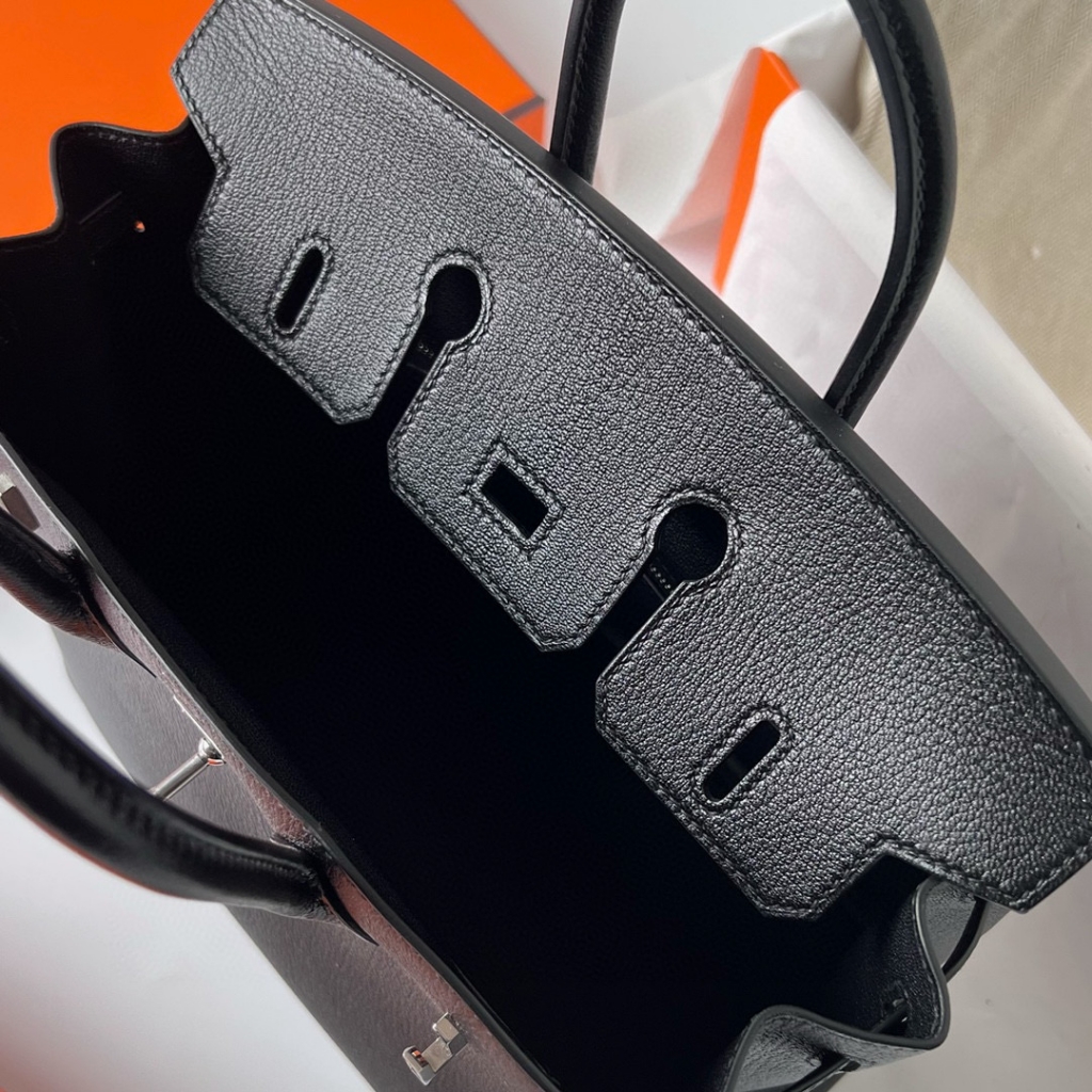 BIRKIN 25CM CHEVRE 89 NOIR PHW BIRKIN 25CM CHEVRE 89 NOIR PHW