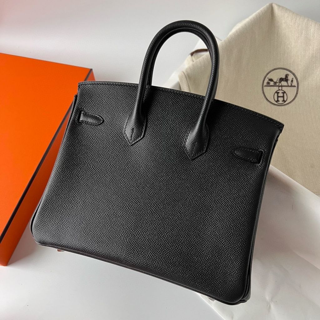 BIRKIN 25CM EPSOM 89 NOIR PHW