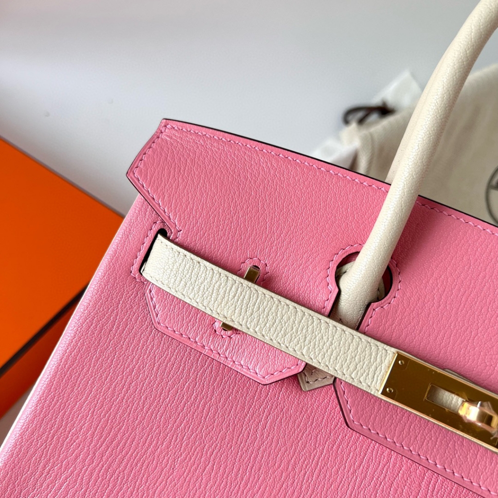 BIRKIN 30CM CHEVRE 5P PINK/10 CRAIE GHW BIRKIN 30CM CHEVRE 5P PINK/10 CRAIE GHW