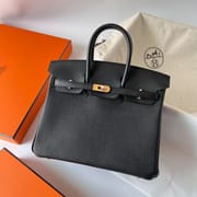 BIRKIN 25CM TAURILLON CLEMENCE 89 NOIR GHW
