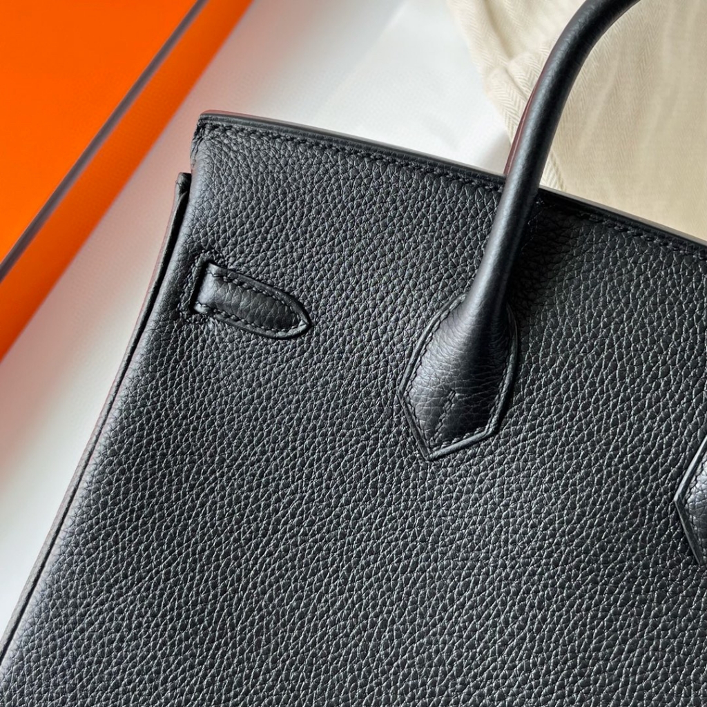 BIRKIN 25CM TAURILLON CLEMENCE 89 NOIR GHW