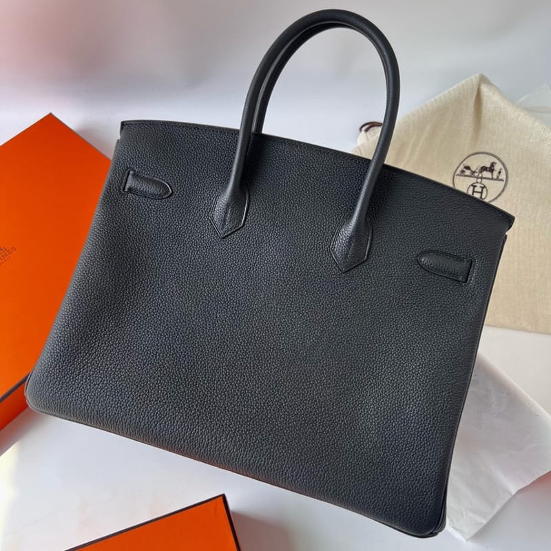BIRKIN 35CM TAURILLON CLEMENCE 89 NOIR GHW