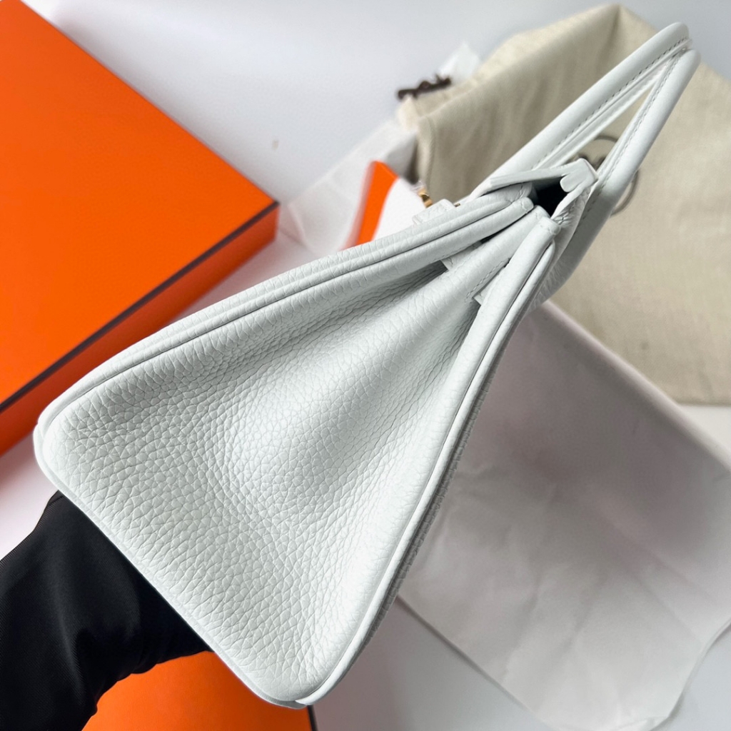 BIRKIN 25CM TAURILLON CLEMENCE 01 PURE WHITE GHW BIRKIN 25CM TAURILLON CLEMENCE 01 PURE WHITE GHW
