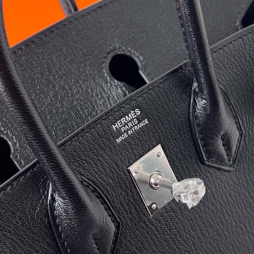 BIRKIN 25CM CHEVRE 89 NOIR PHW BIRKIN 25CM CHEVRE 89 NOIR PHW