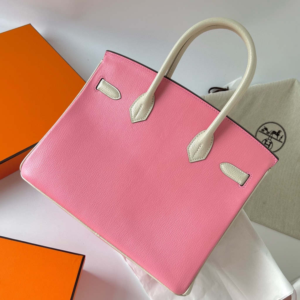 BIRKIN 30CM CHEVRE 5P PINK/10 CRAIE GHW BIRKIN 30CM CHEVRE 5P PINK/10 CRAIE GHW