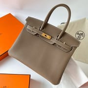 BIRKIN 30CM TAURILLON CLEMENCE 18 ETOUPE GHW
