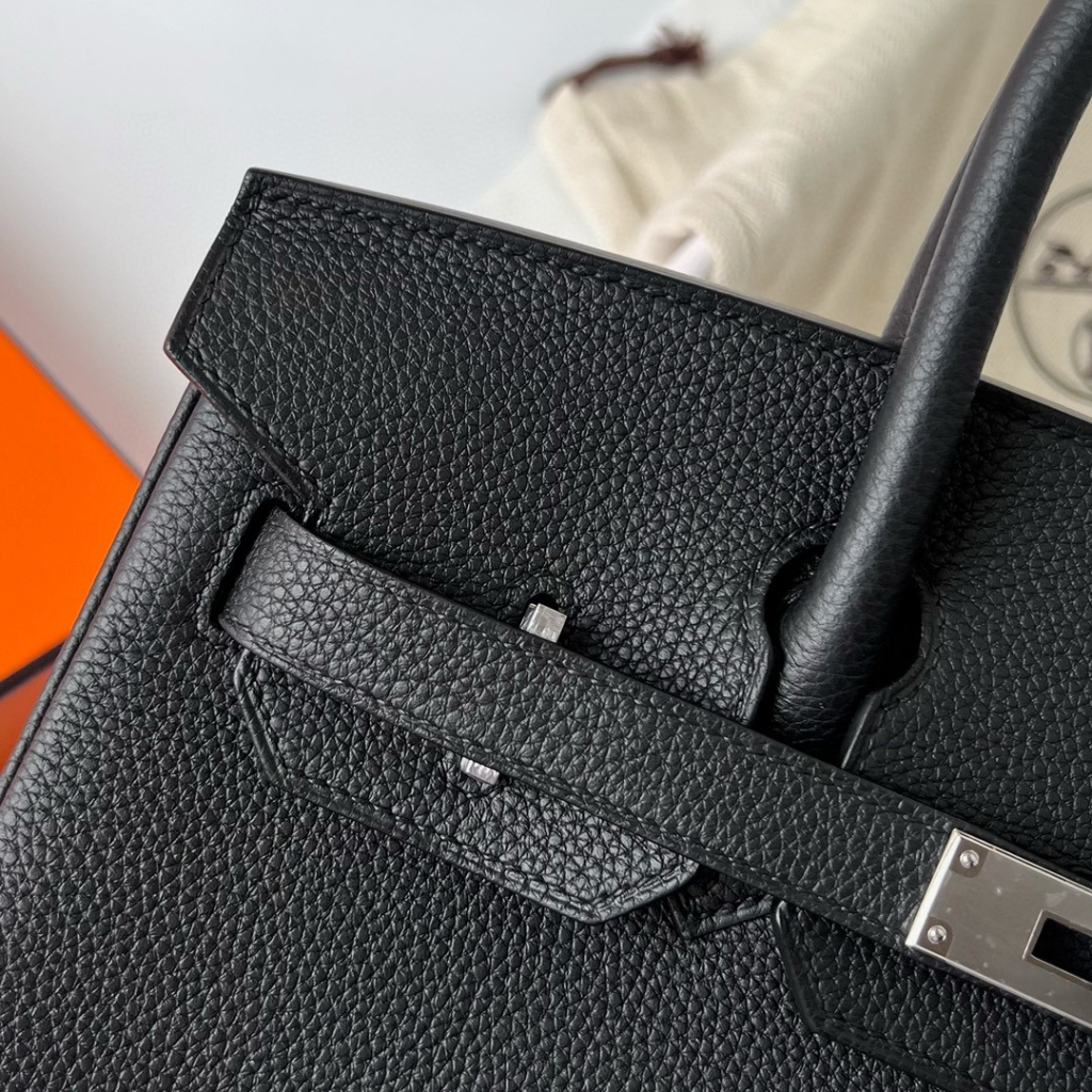 BIRKIN 30CM TAURILLON CLEMENCE 89 NOIR PHW BIRKIN 30CM TAURILLON CLEMENCE 89 NOIR PHW