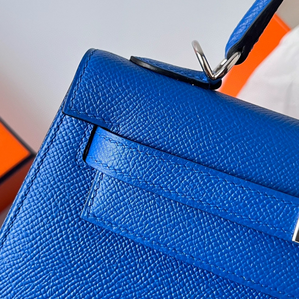 KELLY 25CM EPSOM 71 BLEU DE FRANCE PHW KELLY 25CM EPSOM 71 BLEU DE FRANCE PHW