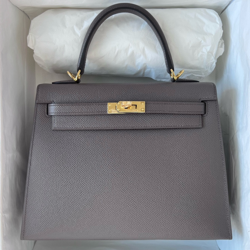 KELLY 25CM EPSOM 8F ETAIN GHW KELLY 25CM EPSOM 8F ETAIN GHW
