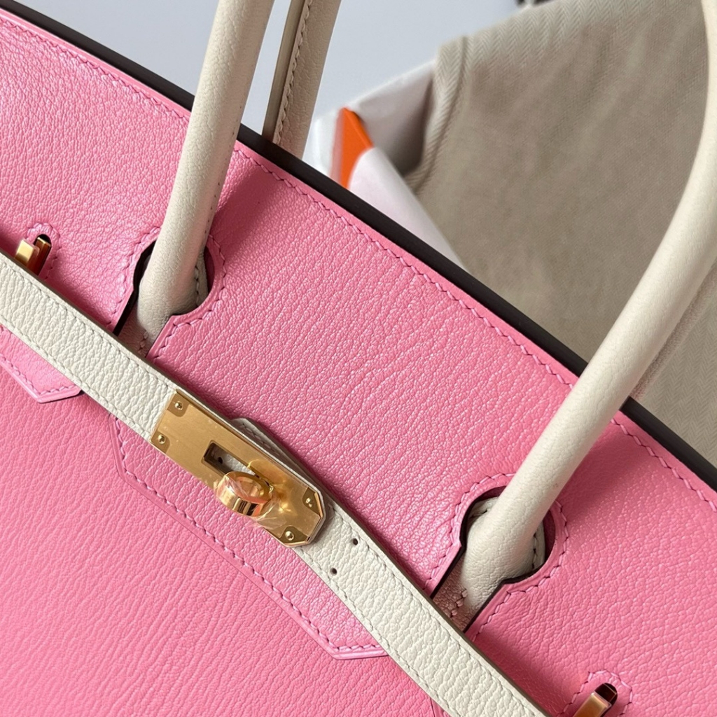 BIRKIN 30CM CHEVRE 5P PINK/10 CRAIE GHW BIRKIN 30CM CHEVRE 5P PINK/10 CRAIE GHW