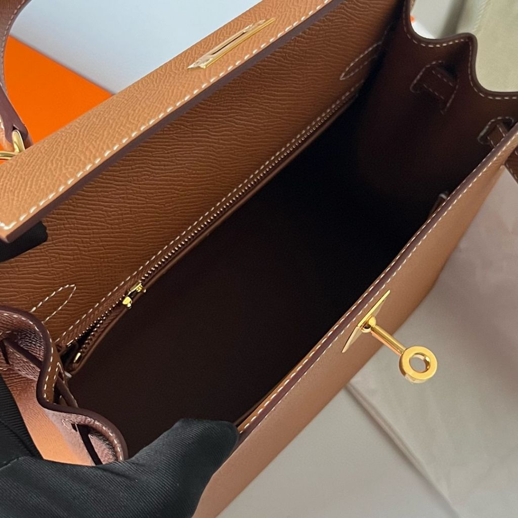 KELLY 25CM EPSOM 37 GOLD  GHW
