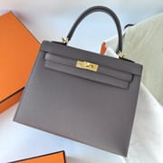 KELLY 25CM EPSOM 8F ETAIN GHW