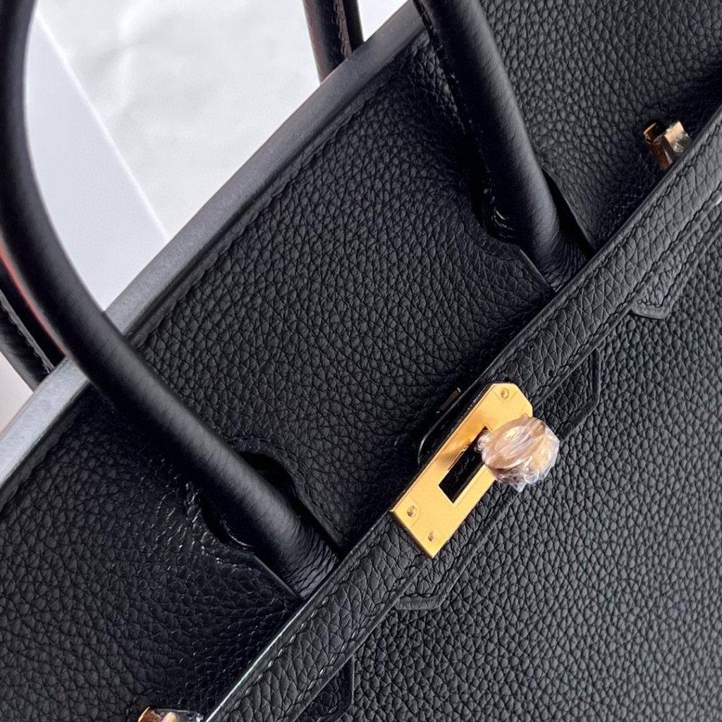 BIRKIN 25CM TAURILLON CLEMENCE 89 NOIR GHW