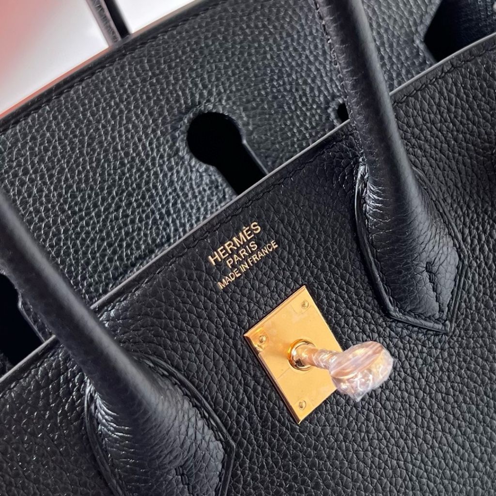 BIRKIN 25CM TAURILLON CLEMENCE 89 NOIR GHW