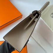 KELLY 25CM SELLIER EPSOM 18 ETOUPE PHW