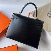 KELLY 25CM BOX 89 NOIR GHW