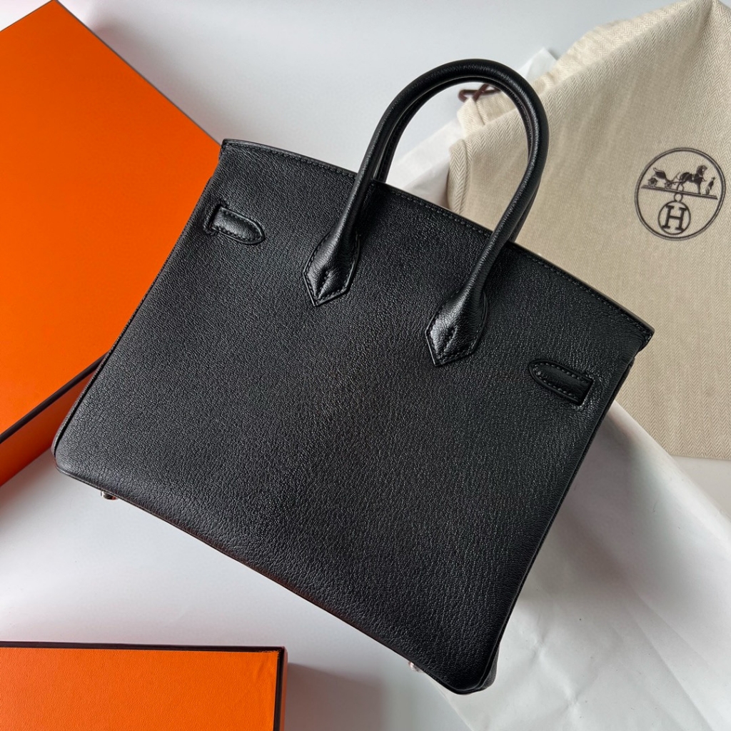 BIRKIN 25CM CHEVRE 89 NOIR PHW BIRKIN 25CM CHEVRE 89 NOIR PHW