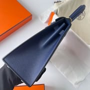 KELLY 25CM EPSOM 73 BLEU SAPHIR GHW