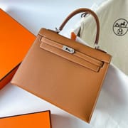 KELLY 25CM SELLIER EPSOM 37 GOLD PHW