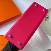 KELLY 25CM SELLIER EPSOM I6 ROSE EXTREME GHW