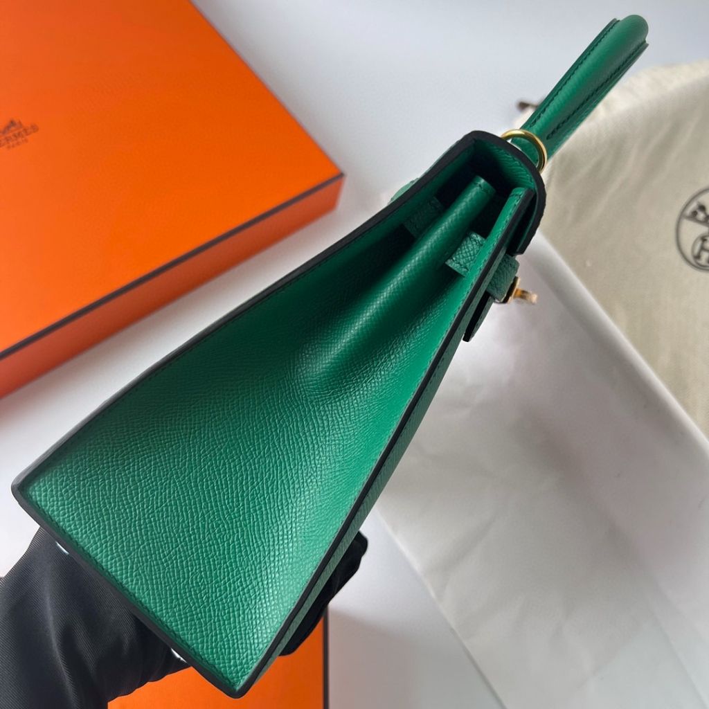 KELLY 25CM EPSOM U4 VERT VERIGO GHW