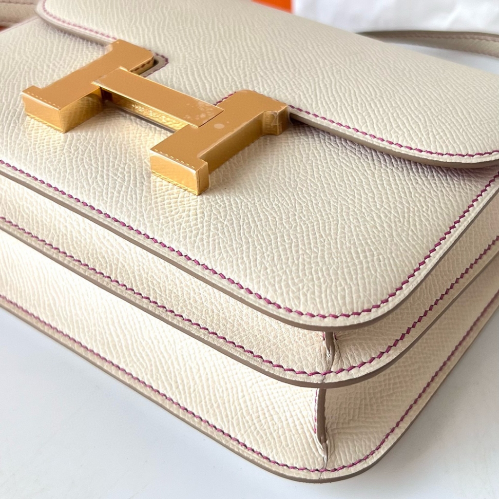 CONSTANCE 18CM EPSOM 10 CRAIE/L3 ROSE POUPRE GHW