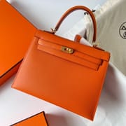 KELLY 25CM EPSOM 93 ORANGE GHW