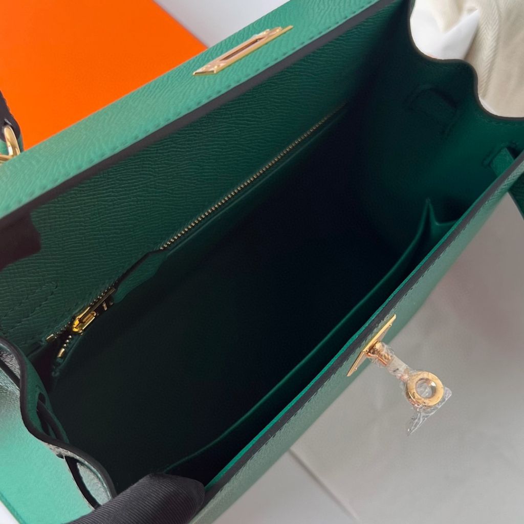KELLY 25CM EPSOM U4 VERT VERIGO GHW