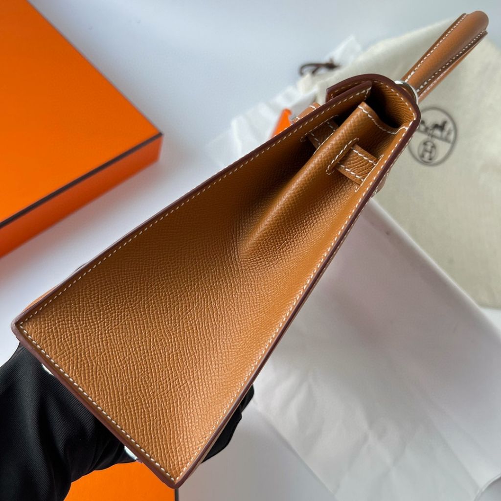 KELLY 25CM SELLIER EPSOM 37 GOLD PHW
