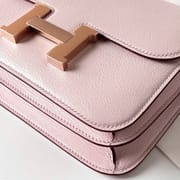 CONSTANCE 18CM CHEVRE 09 MAUVE PALE GOLD HARDWARE