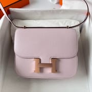 CONSTANCE 18CM CHEVRE 09 MAUVE PALE GOLD HARDWARE
