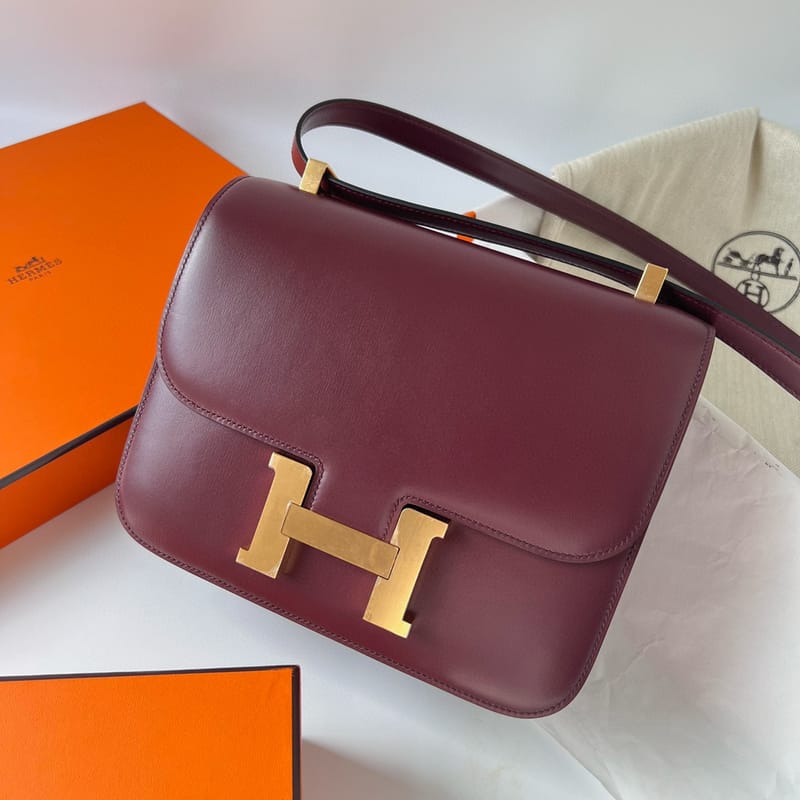 CONSTANCE 24CM BOX 57 BORDEAUX GHW