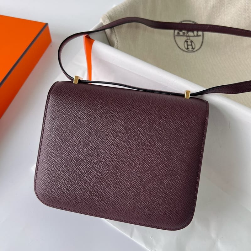 CONSTANCE 18CM EPSOM 0G ROUGE SELLIER GHW