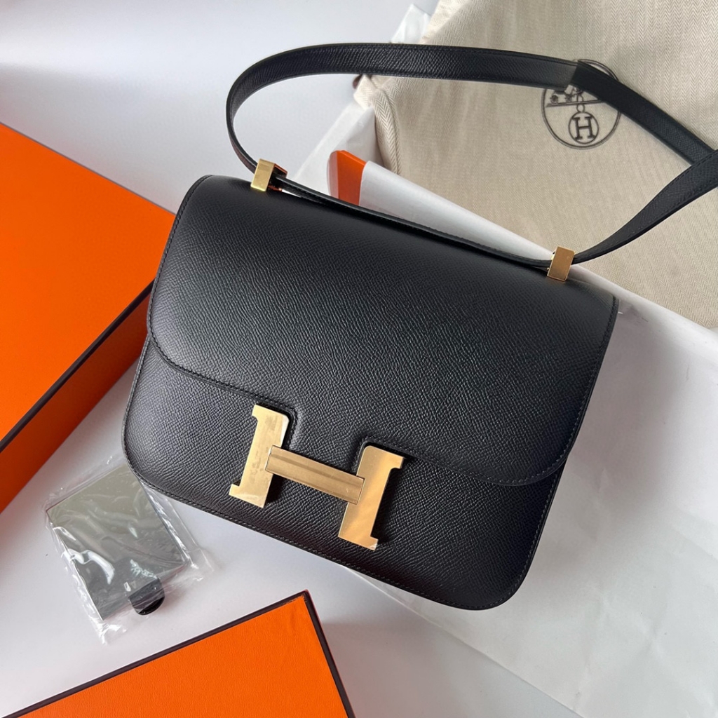 CONSTANCE 24CM EPSOM 镜子款 89 NOIR GHW